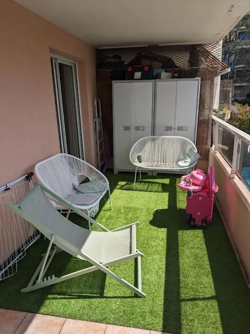 Appartement Vue Mer Sur Les Hauteurs De Nice 0*,